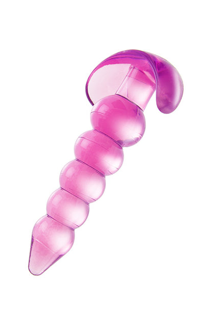 ZAHARA - BUBBLE ANAL PLUG CLEAR PINK
