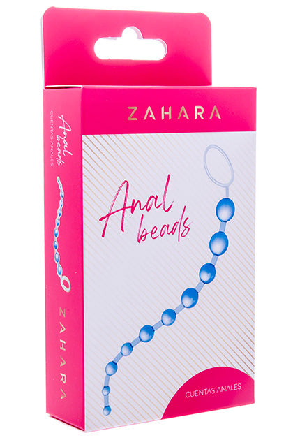 Zahara Anal Beads Blue