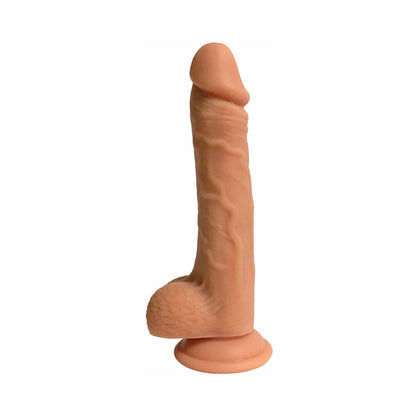 CURVE NOVELTIES - DILDO CURVE TOYS EASY RIDERS DE 9 POLEGADAS EM SILICONE DE DENSIDADE DUPLA COM BOLAS E VENTOSA LIGHT