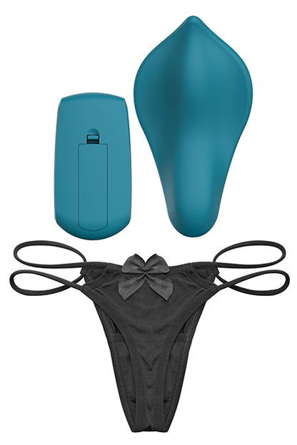 LIEBE - PANTY VIBE RECARGABLE OCEAN BLUE S-M