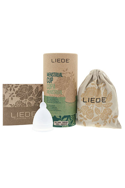 LIEBE - MENSTRUAL CUP TRANSPARENT LARGE