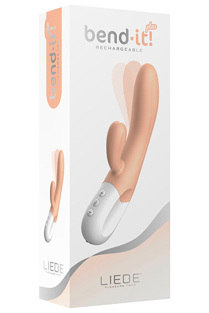 LIEBE - BEND IT PLUS RECHARGEABLE PEACH