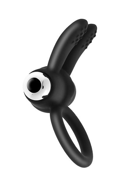 Duo Flap Ring Black