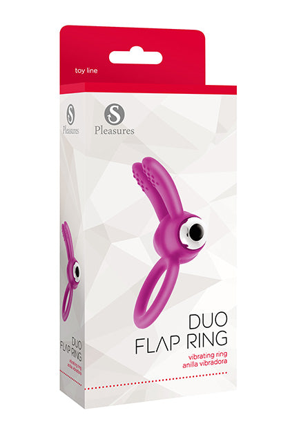 S PLEASURES - DUO FLAP RING PLUM