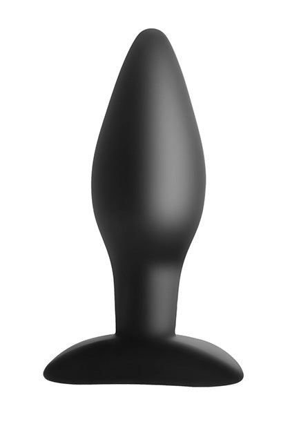 S PLEASURES - SILICONE BUTT PLUG MEDIUM BLACK