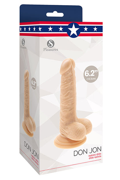 S PLEASURES - DON JON REALISTIC DILDO 15.5 CM