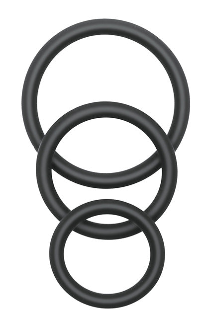 Trio Rings Set Black