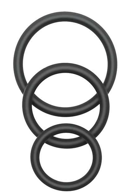 Trio Rings Set Black