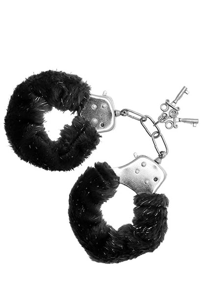 S PLEASURES - FURRY CUFFS BLACK