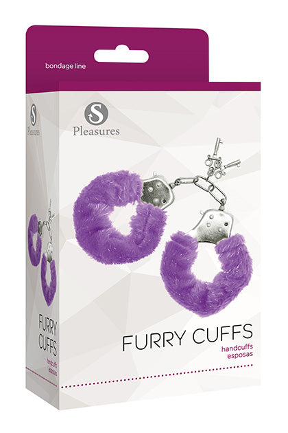 Furry Cuffs Purple