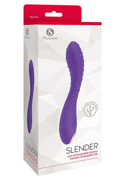 S PLEASURES - SLENDER VIBRATOR PURPLE