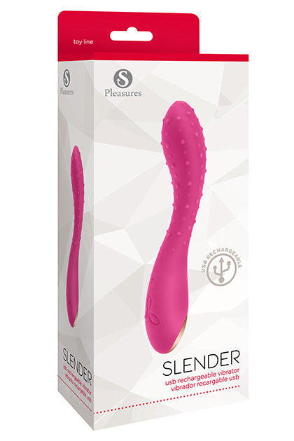 S PLEASURES - SLENDER VIBRATOR PINK