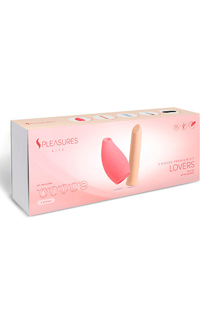 S PLEASURES KITS - LOVERS KIT -CORAL & PEACH