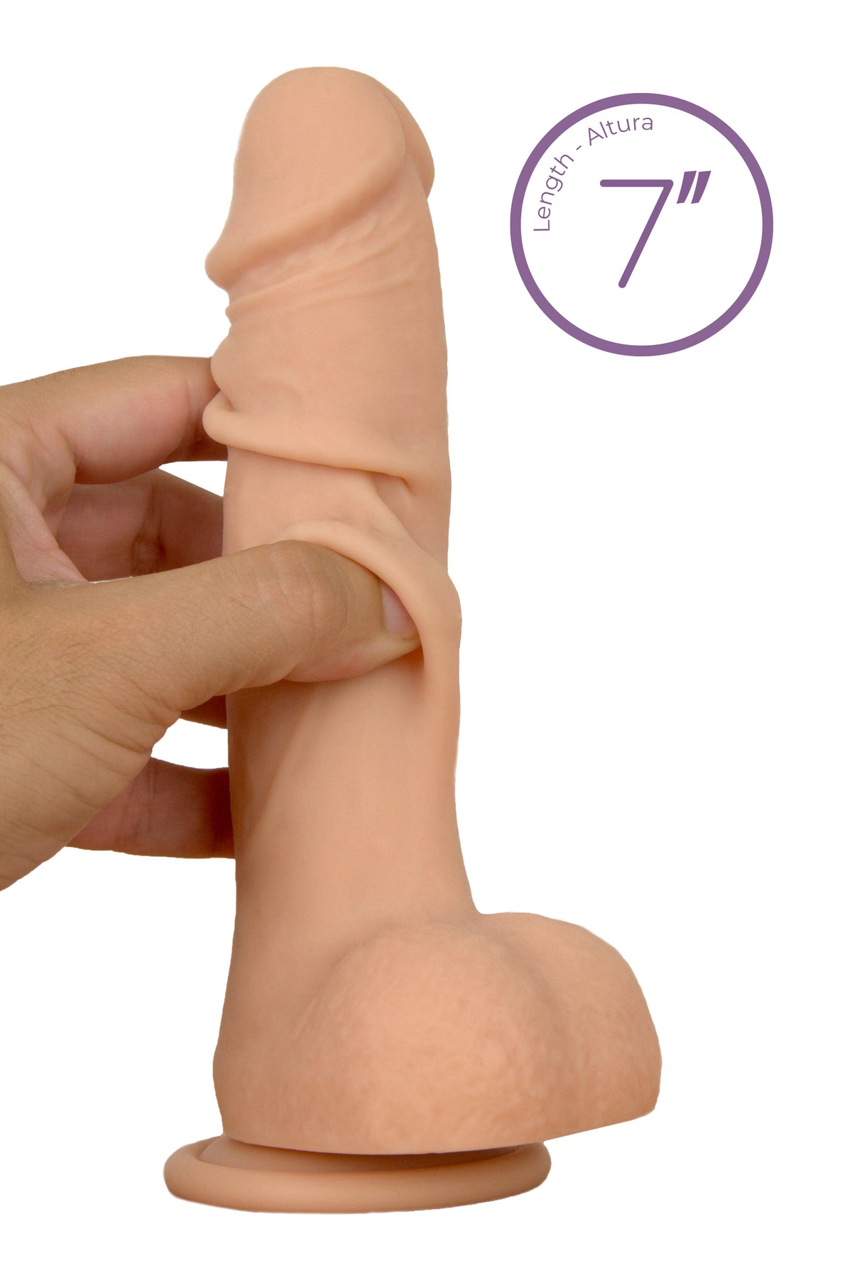 S PLEASURES REALISTIC - RICARDO 7- FLESH