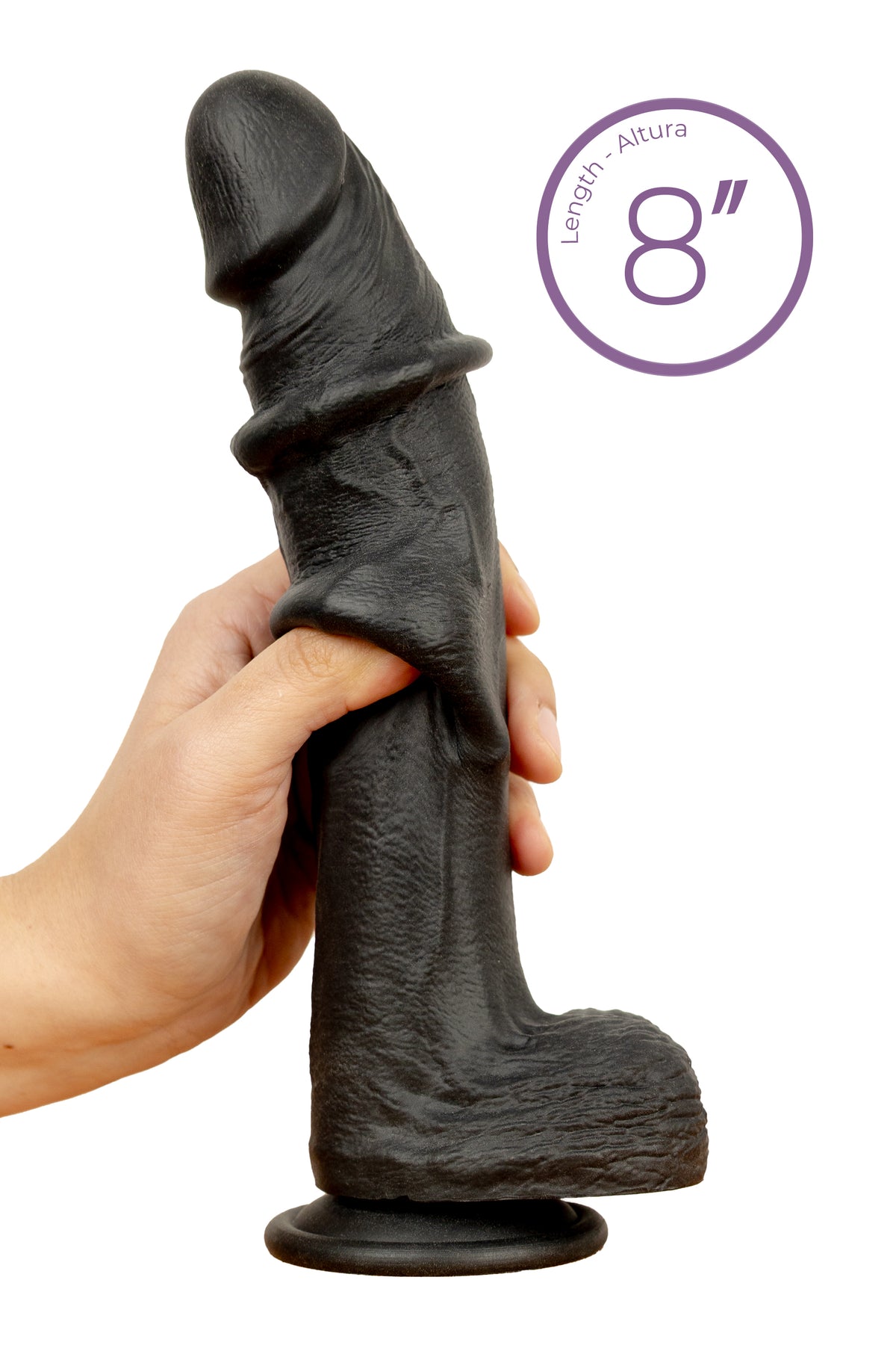 S PLEASURES REALISTIC - DAVID 8 - BLACK