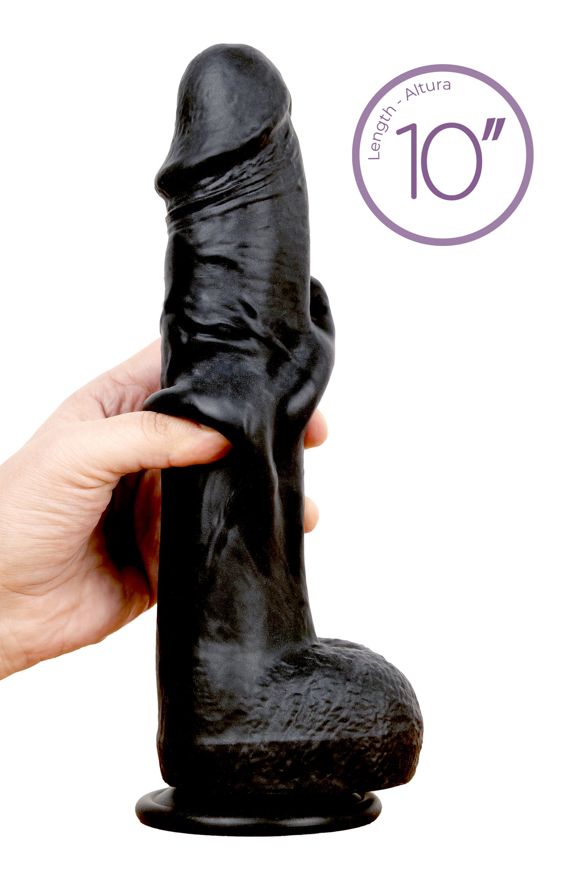 S PLEASURES REALISTIC - RICARDO 10- BLACK