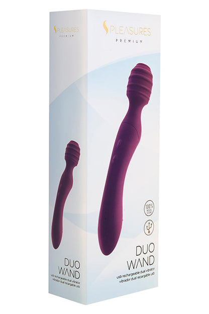 S PLEASURES PREMIUM LINE - DUO WAND PURPLE