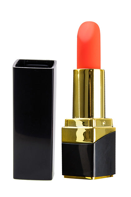 S PLEASURES - LIPSTICK VIBRATOR BLACK/RED