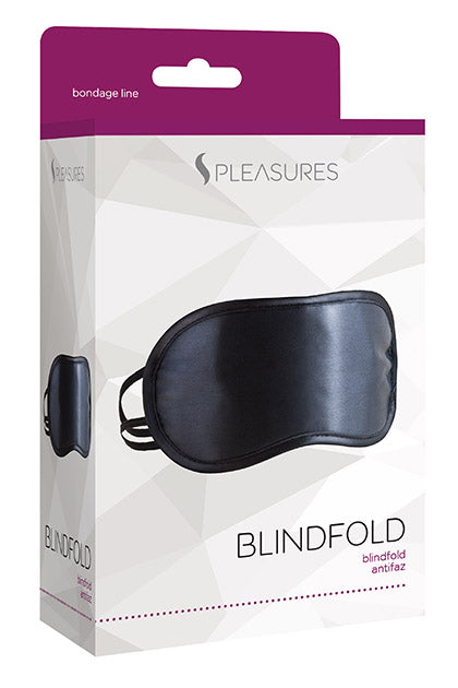 S PLEASURES - BLINDFOLD BLACK
