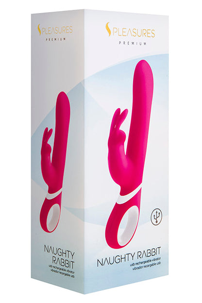 S PLEASURES PREMIUM LINE - NAUGHTY RABBIT PINK