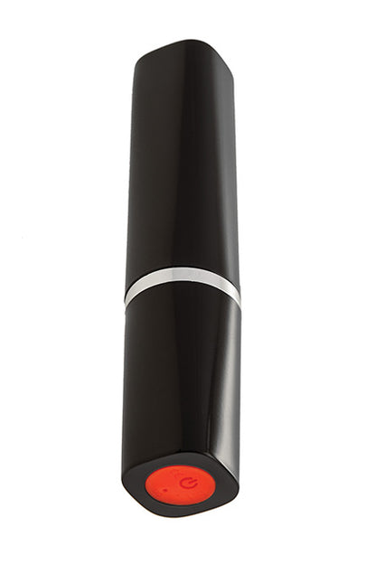 S PLEASURES - LIPSTICK VIBRATOR - BLACK/RED