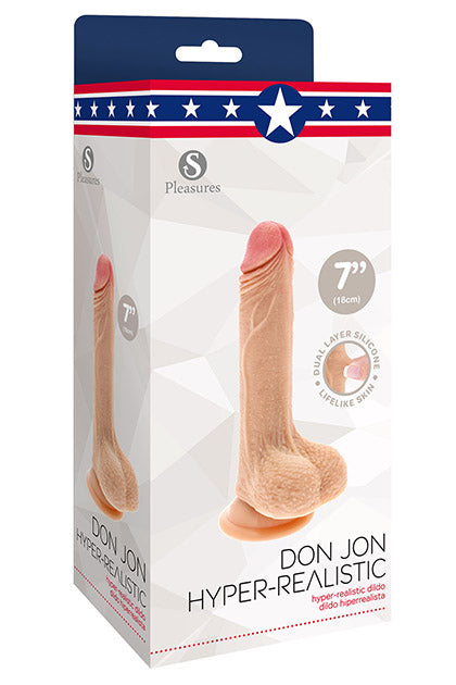 Don Jon HyperRealistic Dildo 18 cm