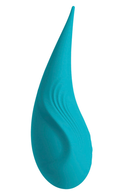 S PLEASURES VELVET - STELLAR CLITORAL STIMULATOR - TURQUOISE