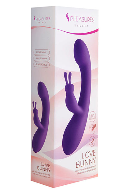 S PLEASURES VELVET - LOVE BUNNY PURPLE