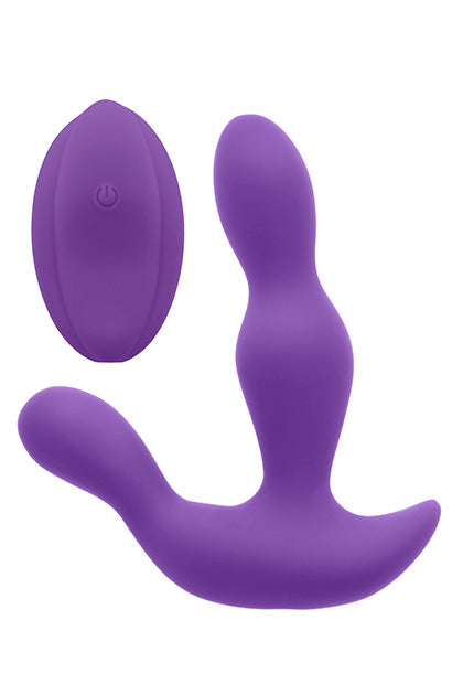 S PLEASURES VELVET - PROSTATE STIM PURPLE