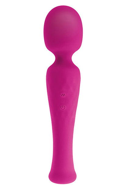 S PLEASURES VELVET - WAND MASSAGER PINK