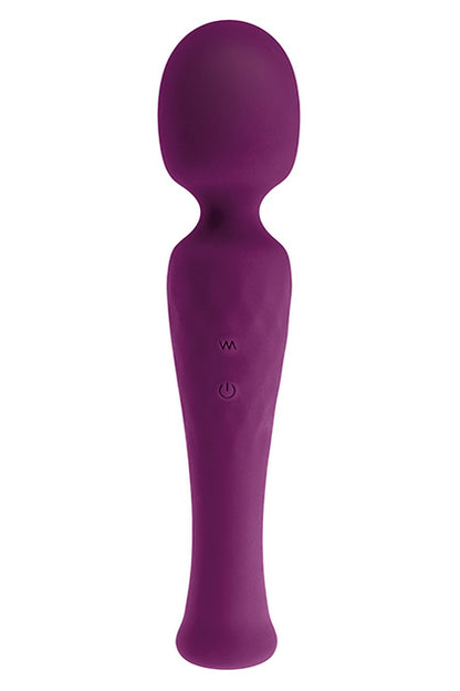 S PLEASURES VELVET - WAND MASSAGER PURPLE