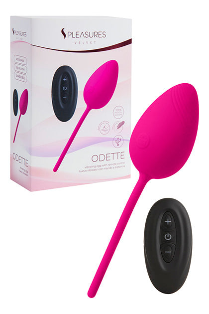 S PLEASURES VELVET - EGG VIBRATOR ODETTE - CERISE