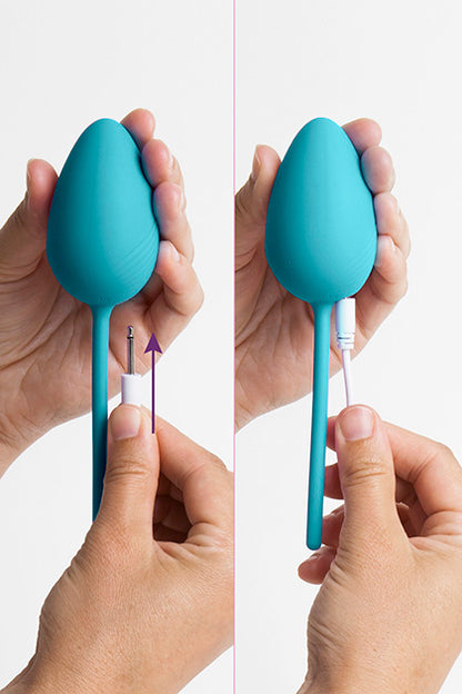 S PLEASURES VELVET - EGG VIBRATOR ODETTE - TURQUOISE