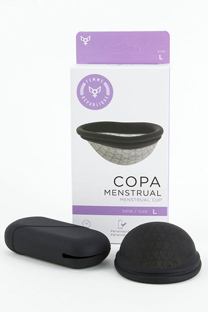 FEMME RÉPUBLIQUE - MENSTRUAL CUP SIZE L - BLACK