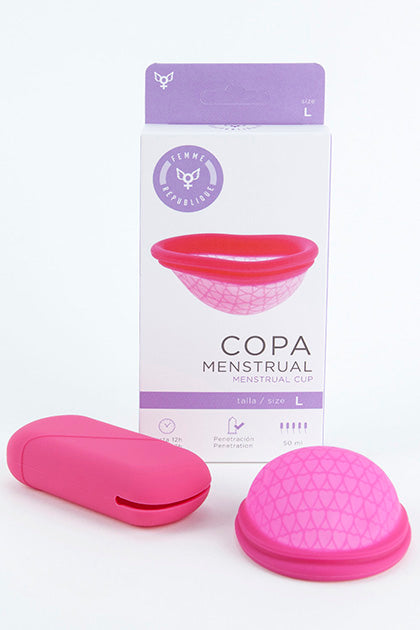 Menstrual Cup Size L - Pink