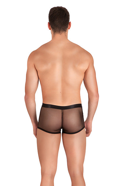 S PLEASURES LINGERIE - BOXER NEGRO TU