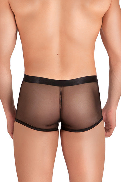 S PLEASURES LINGERIE - BOXER NEGRO TU