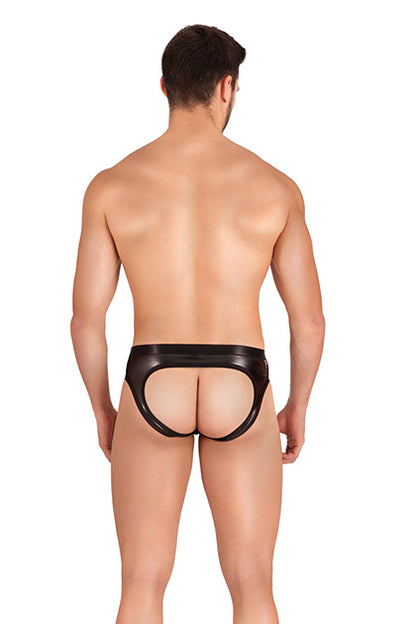 S PLEASURES LINGERIE - SLIP SUSPENSORIO NEGRO TU