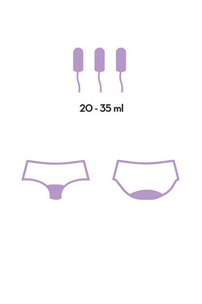 FEMME RÉPUBLIQUE - BRAGA MENSTRUAL XL - NEGRO