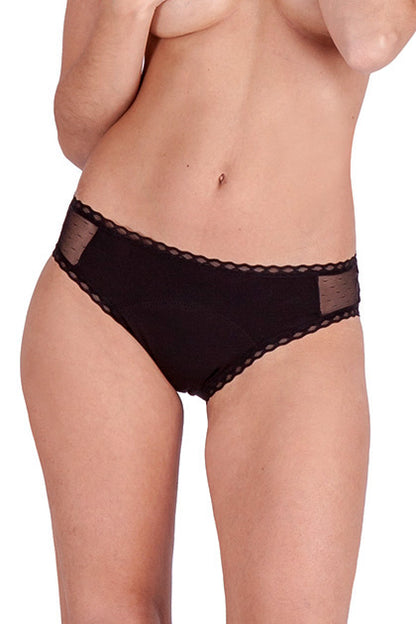FEMME RÉPUBLIQUE - BRAGA MENSTRUAL L - NEGRO