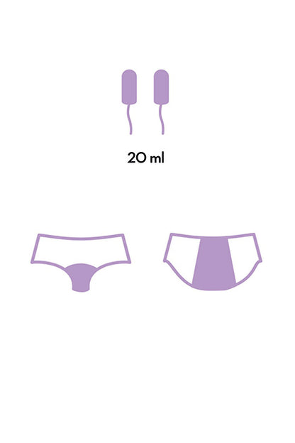 Braga Menstrual XL - NEGRO