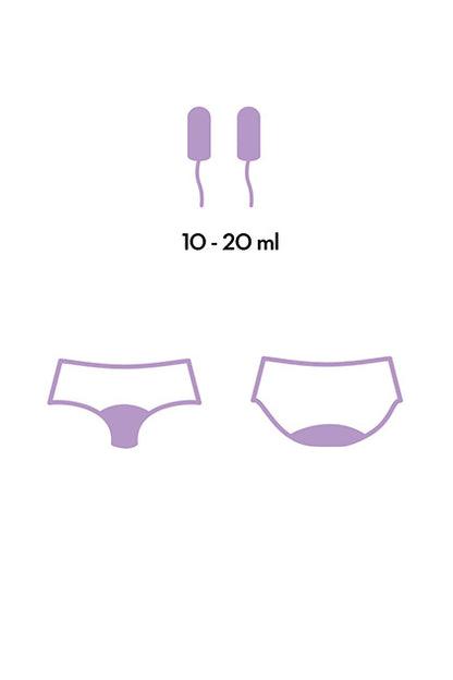 Braga Menstrual M - NEGRO