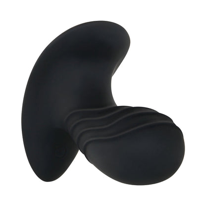 TOLERÂNCIA ZERO - MASSAGEADOR DE PRÓSTATA VIBRATÓRIO RECARREGÁVEL EM SILICONE PARA HOMEM, PRETO