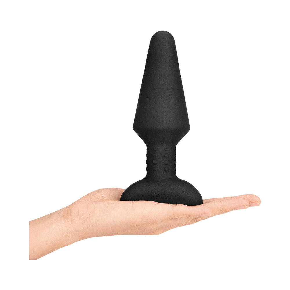 B-VIBE - RIMMING XL ROTATING AND VIBRATING REMOTE CONTROL PLUG BLACK