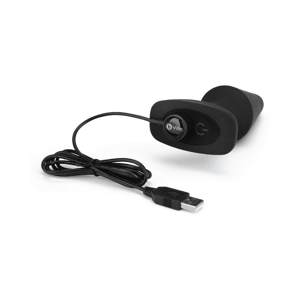 B-VIBE - RIMMING XL ROTATING AND VIBRATING REMOTE CONTROL PLUG BLACK