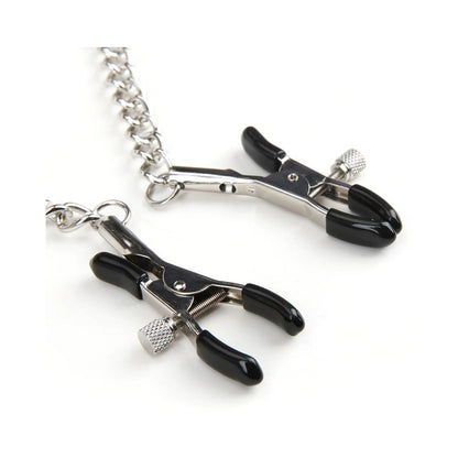 ELECTRIC EEL - LUX FETISH COLLAR & NIPPLE CLAMPS WITH ADJUSTABLE PRESSURE