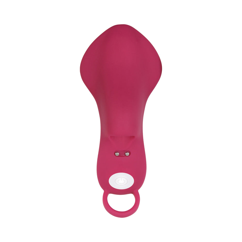EVOLVED - VIBRADOR DE DEDO RECARREGÁVEL EM SILICONE FRISKY FINGER BORDÔ