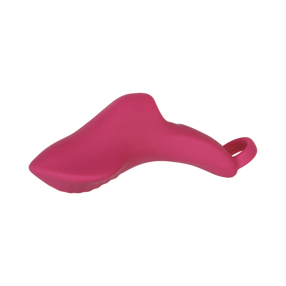 EVOLVED - VIBRADOR DE DEDO RECARREGÁVEL EM SILICONE FRISKY FINGER BORDÔ