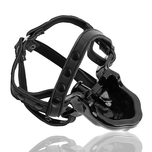 OXBALLS - WATERSPORT STRAP-ON GAG, BLACK