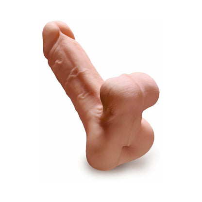 PDX BRANDS - PDX MALE REACH AROUND ANAL STROKER AND REALISTIC COCK BEIGE